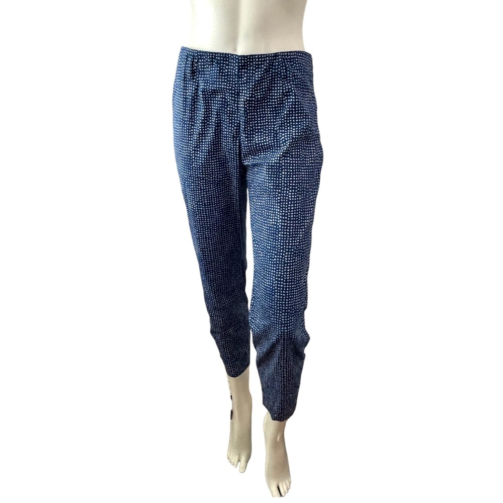 Riani Patterned Blue Trousers